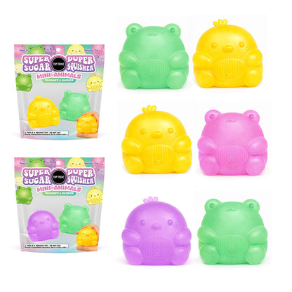 Super Duper Sugar Squisher - Mini Duck-Frog (2 pack)
