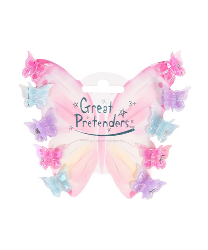 Fancy Flutter Mini Hairclips 10pc