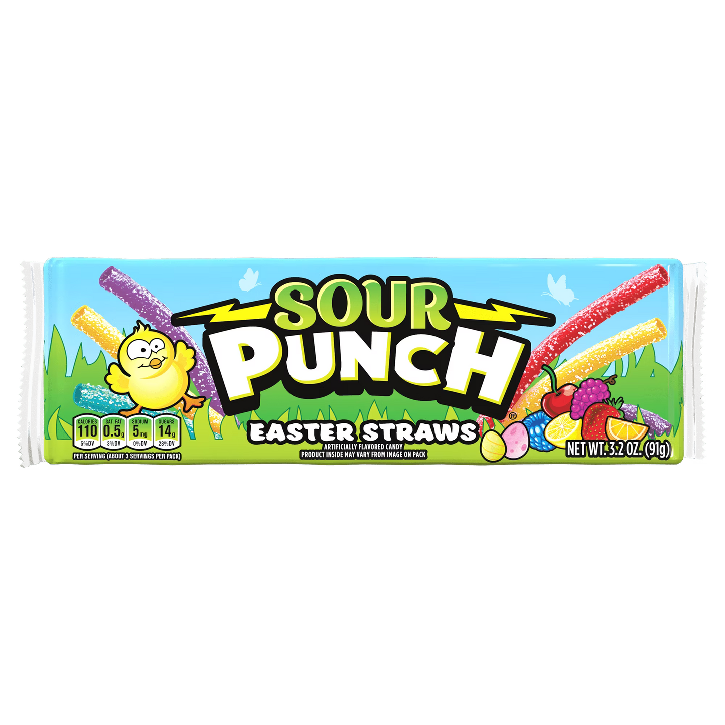 Sour Patch Easter Straw