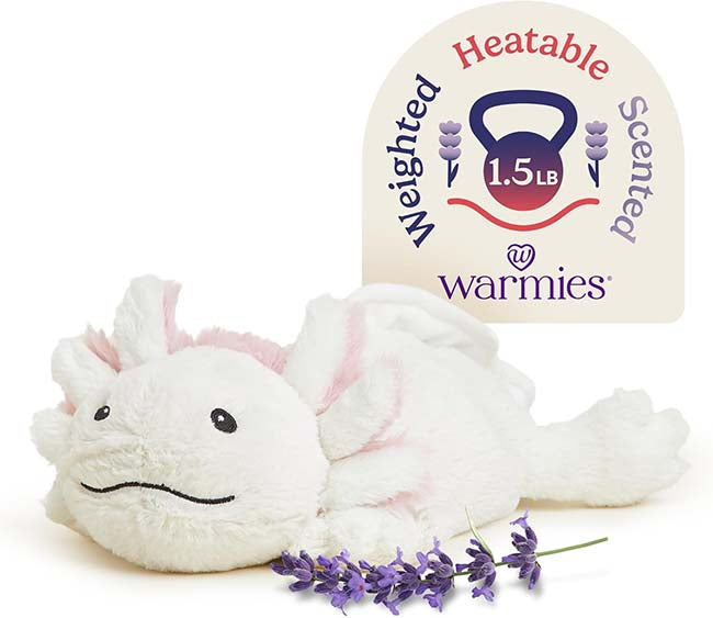 White Axolotl Warmies-1