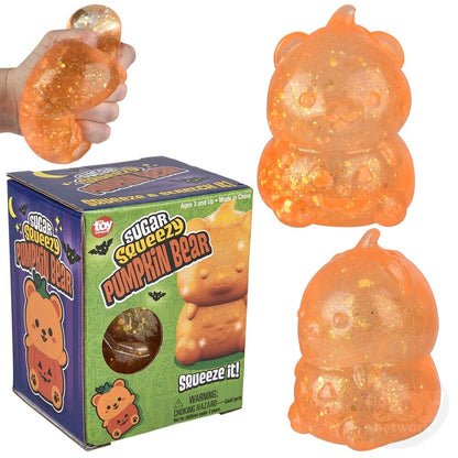Jumbo Sugar Squeezy Halloween Pumpkin Bear