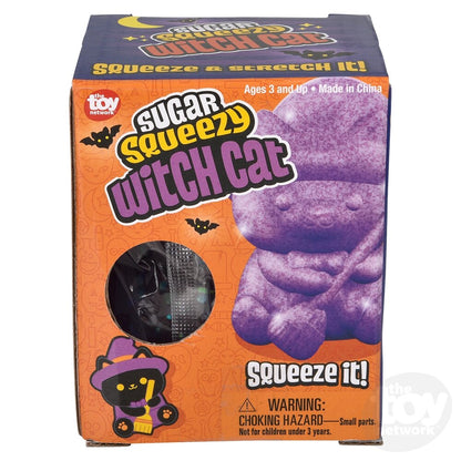 Jumbo Sugar Squeezy Halloween Witch Cat