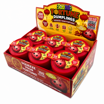Fun Doh Mystery Fortune Cookie Squishy Dumpling - 12/Display