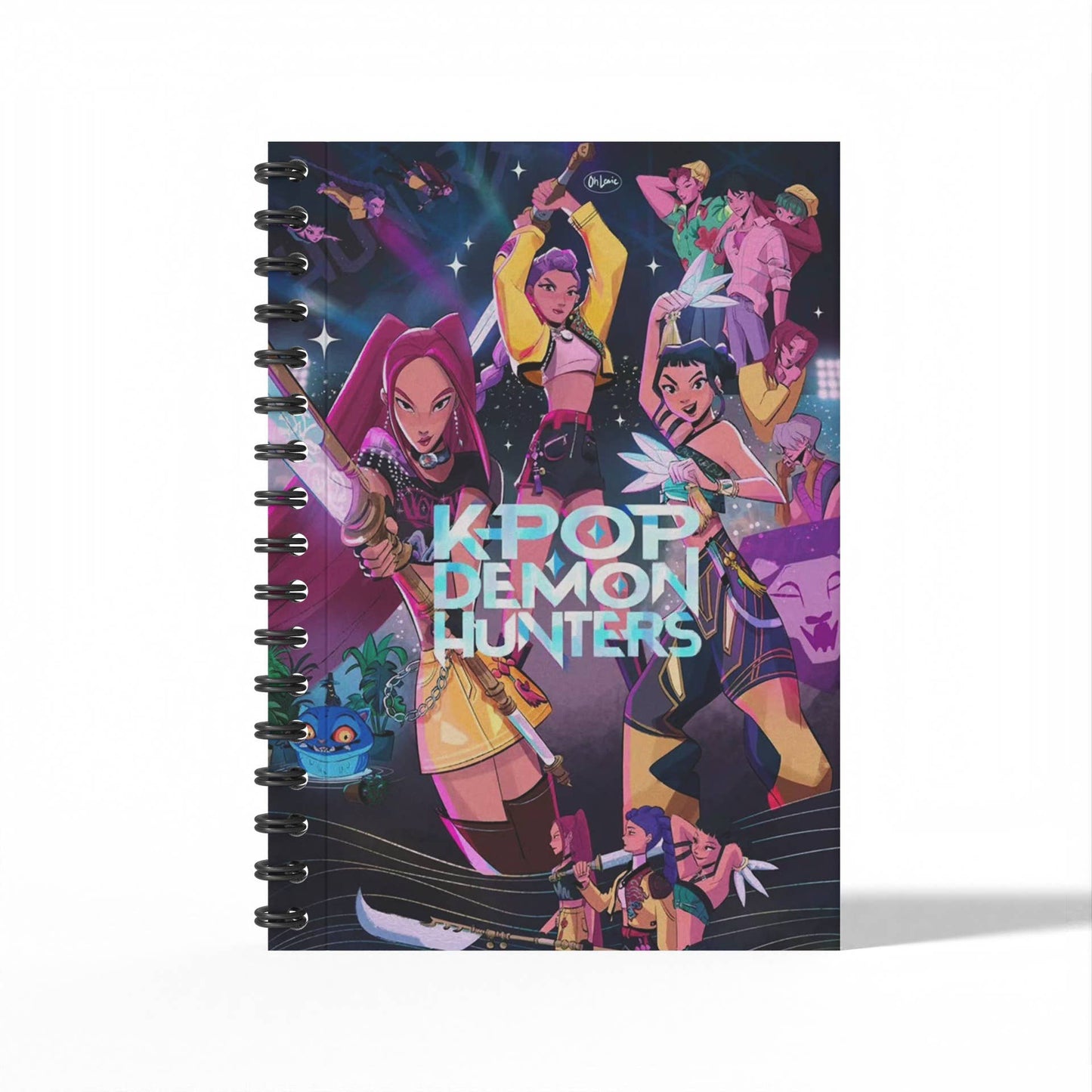 Kpop Demon Hunters coil notebook