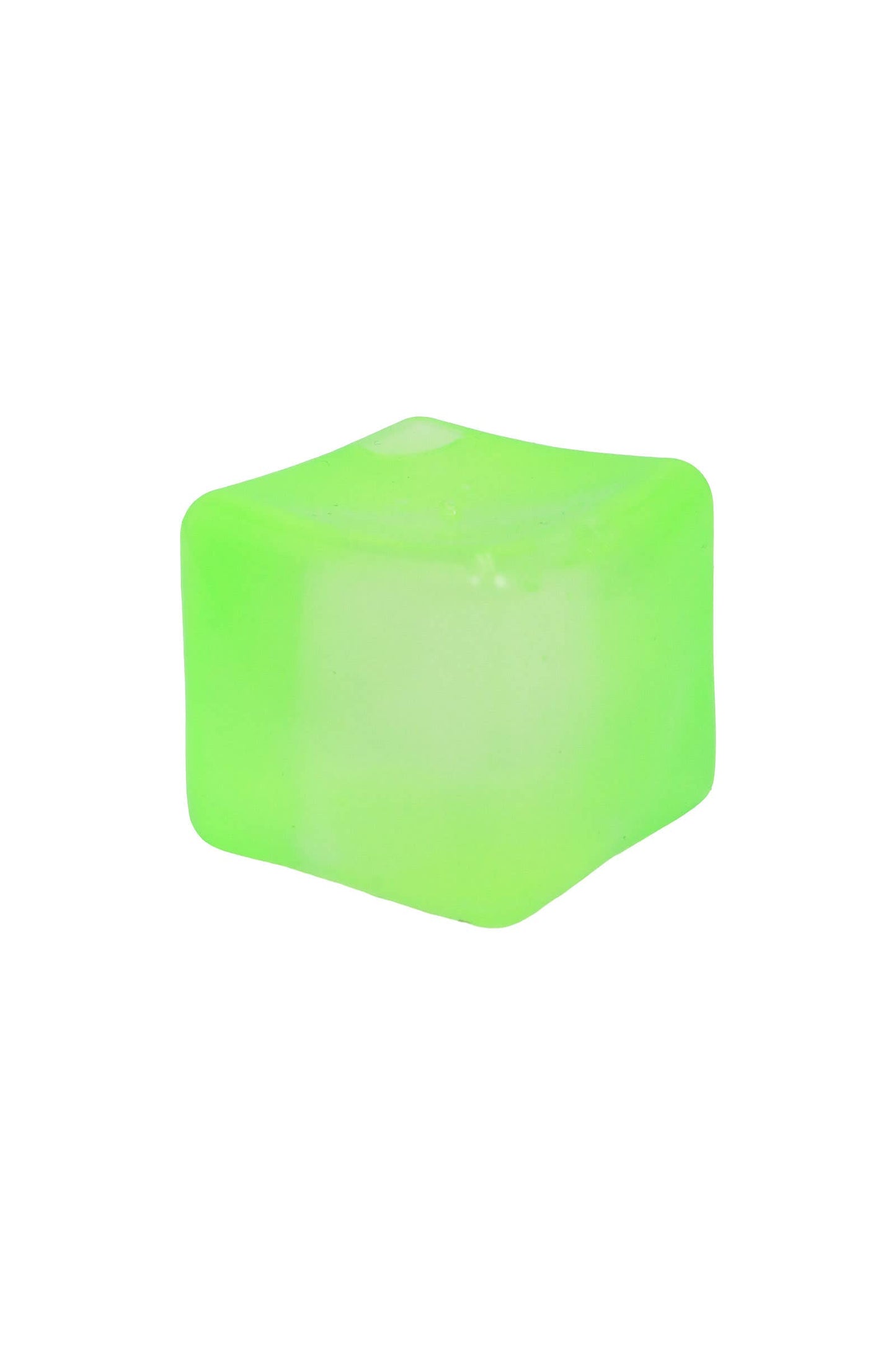 Clear Colorful Cube Maltose Putty Filled Squishy