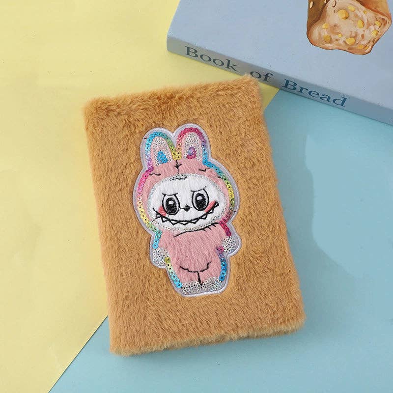 Cartoon Plush Notebook For Back To School