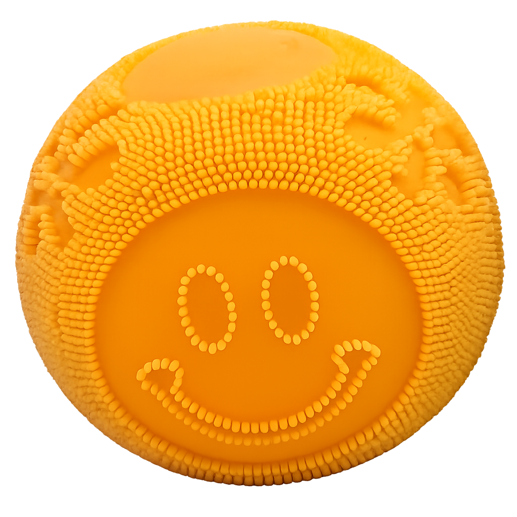 Fun Doh Fuzzy Face Squishy Ball