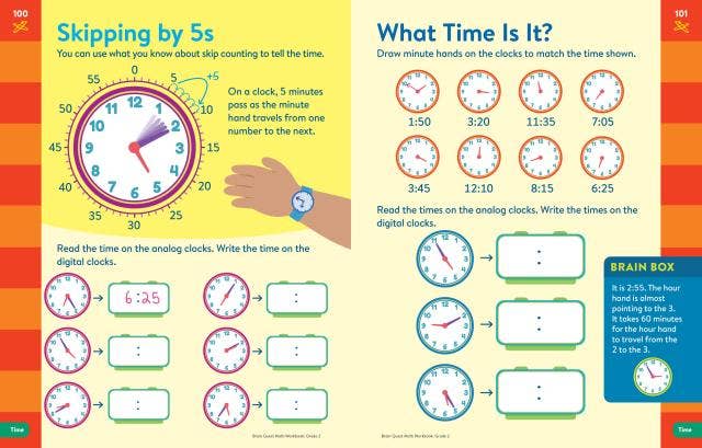 Brain Quest Math Workbook: 2nd Grade
