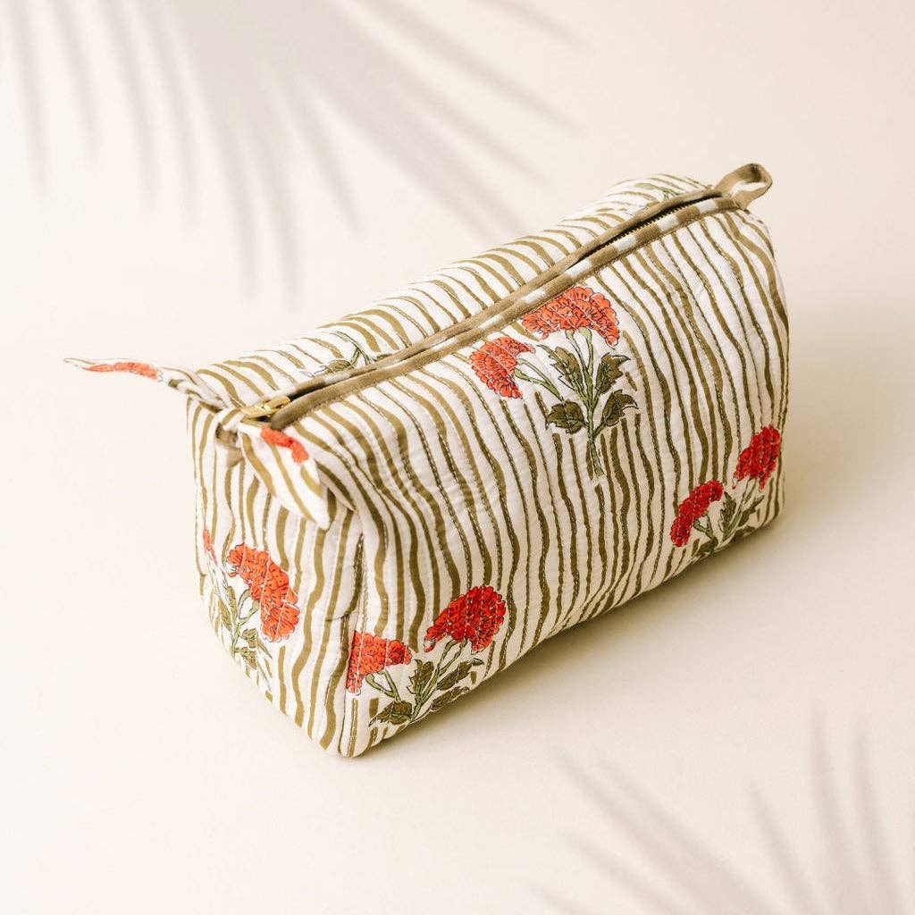 Large Wavy Stripe Pouch
