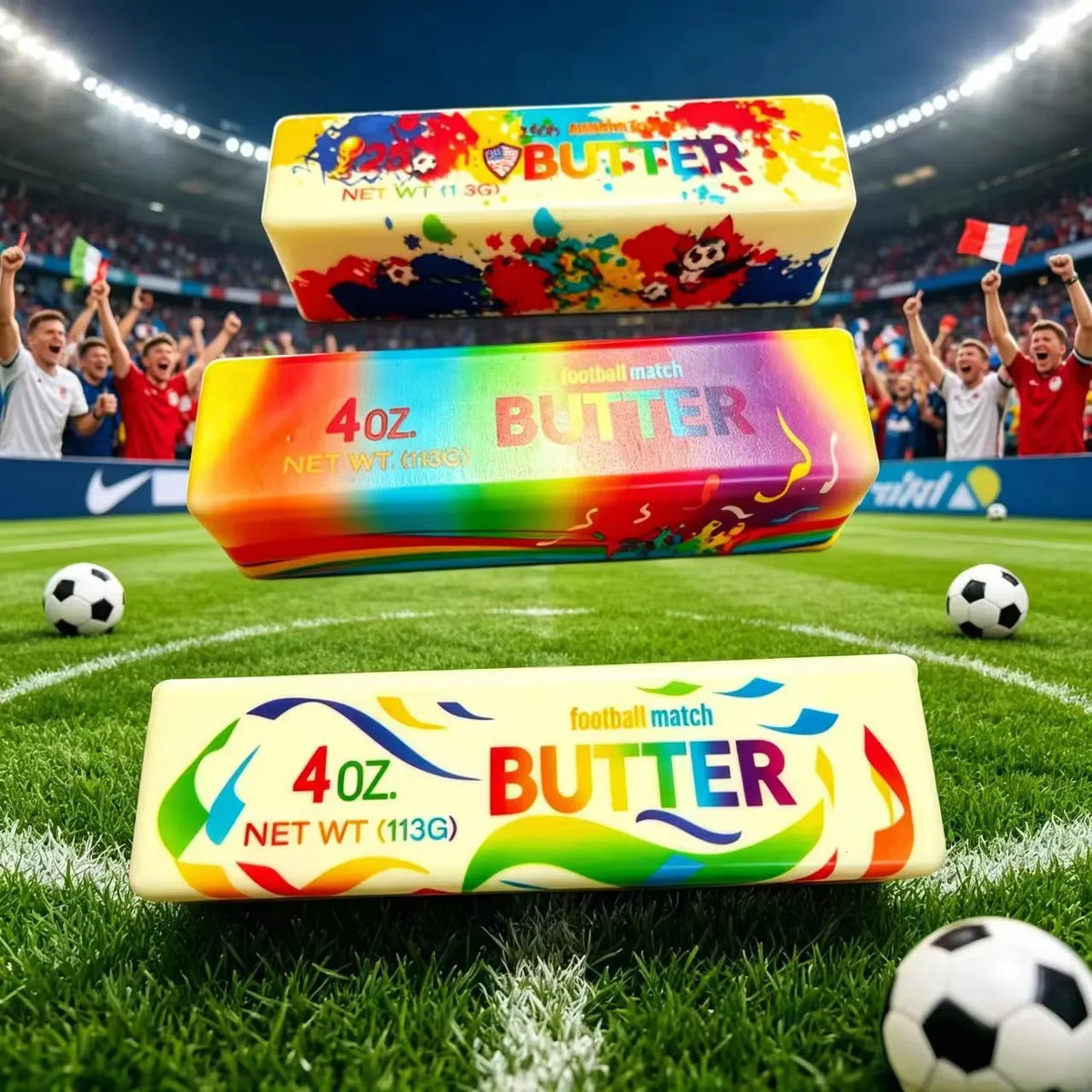 Squishy Soccer Butter Stick
