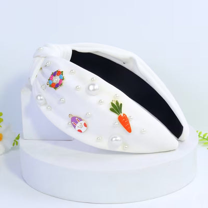 Egg Wreath Pearl White