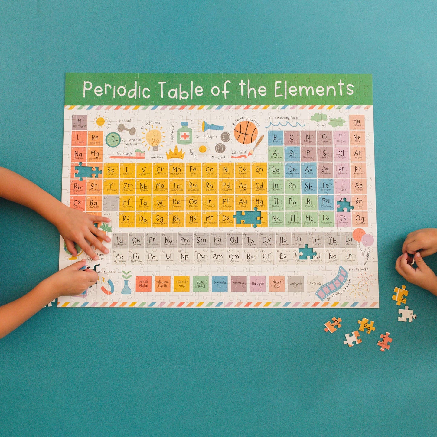 Periodic Table - 500 Piece Educational Jigsaw Puzzle