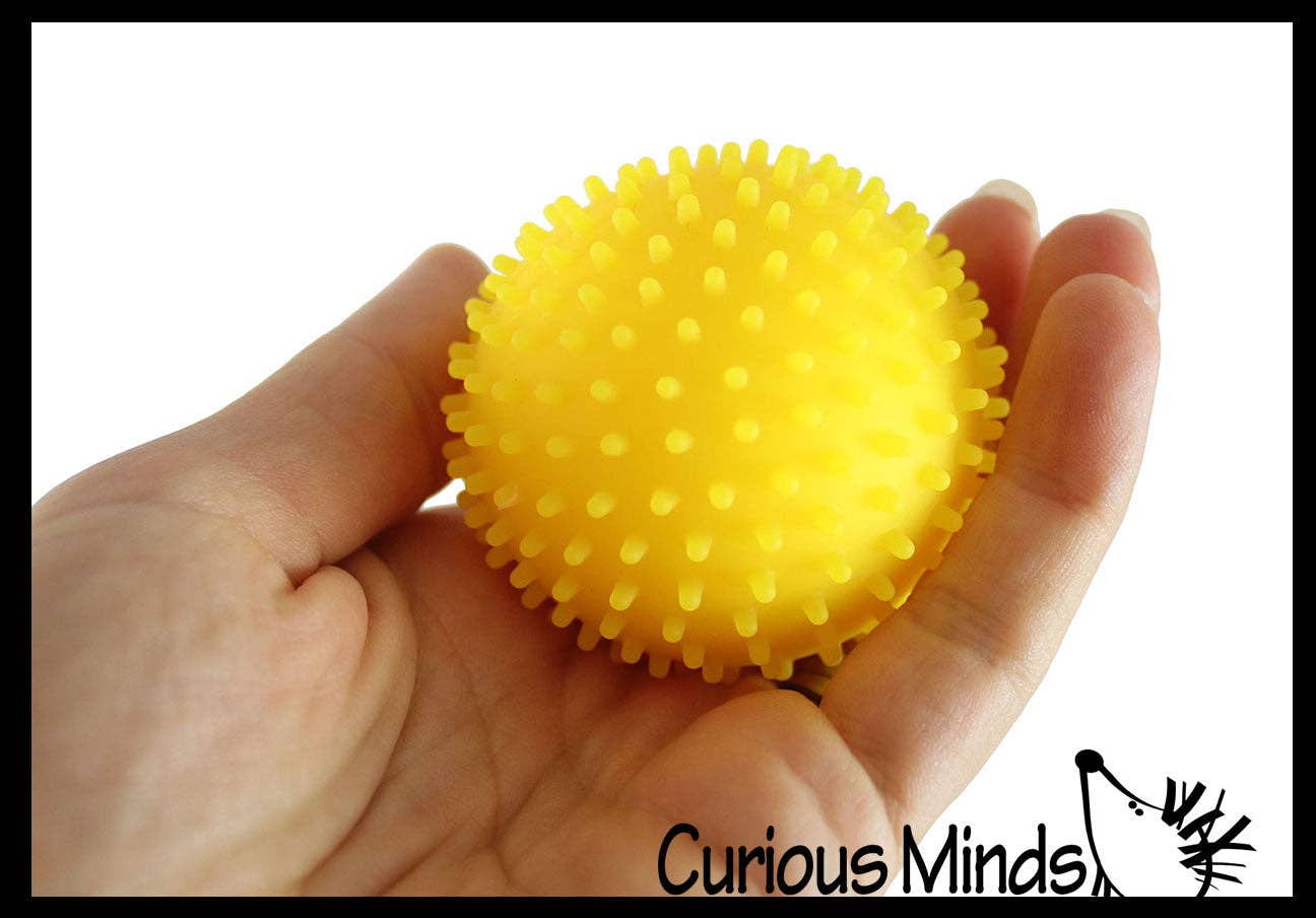 1 Spiky Bumpy Soft Doh Filled 1.7" Stress Ball - Squishy