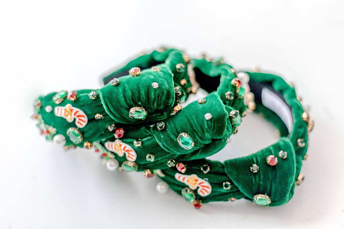 Beaded Headband - Christmas Craze