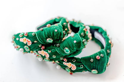 Beaded Headband - Christmas Craze