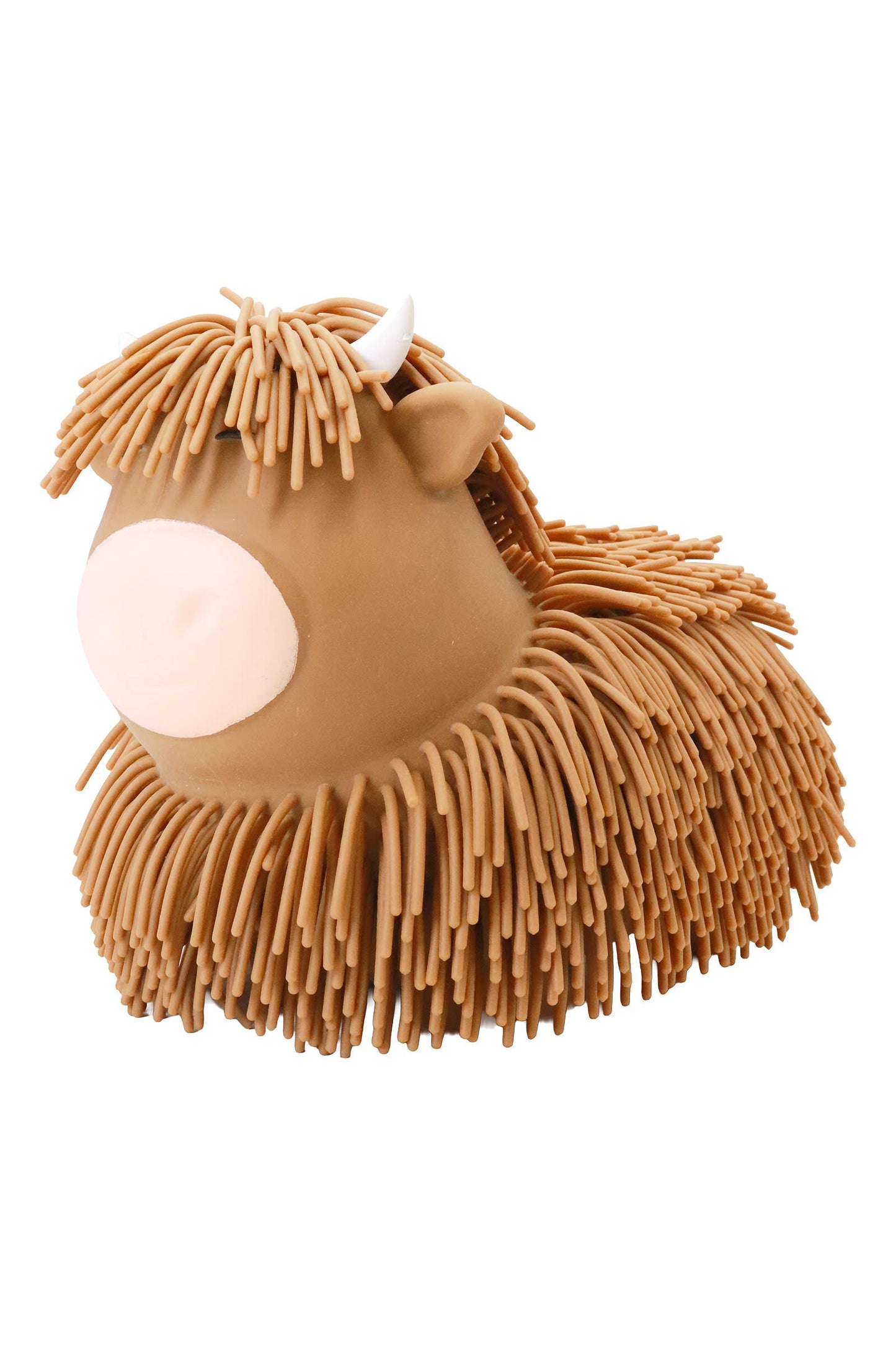 Jumbo Highland Cow Light-Up Spiky Puffer Squishy