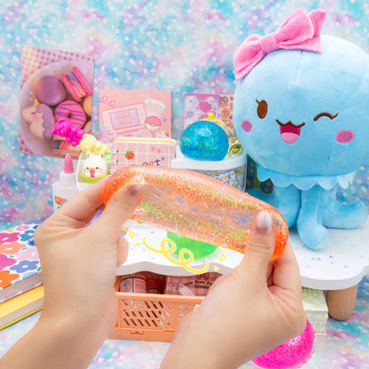 Galaxy Gummy Globs Sensory Toy - Chunky Glitter