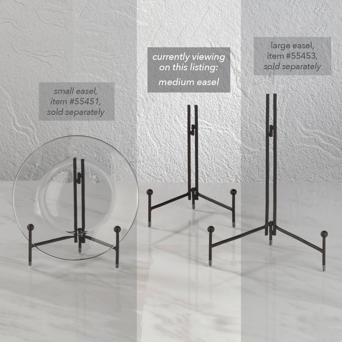 Medium Straight Edge Easel
