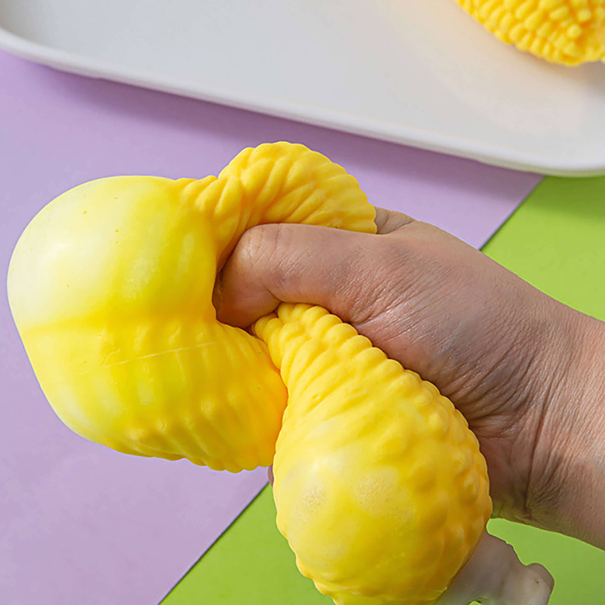 Stretchy & Squishy Realistic Corn On The Cob Sensory Toy (12pcs/case)