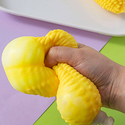 Stretchy & Squishy Realistic Corn On The Cob Sensory Toy (12pcs/case)