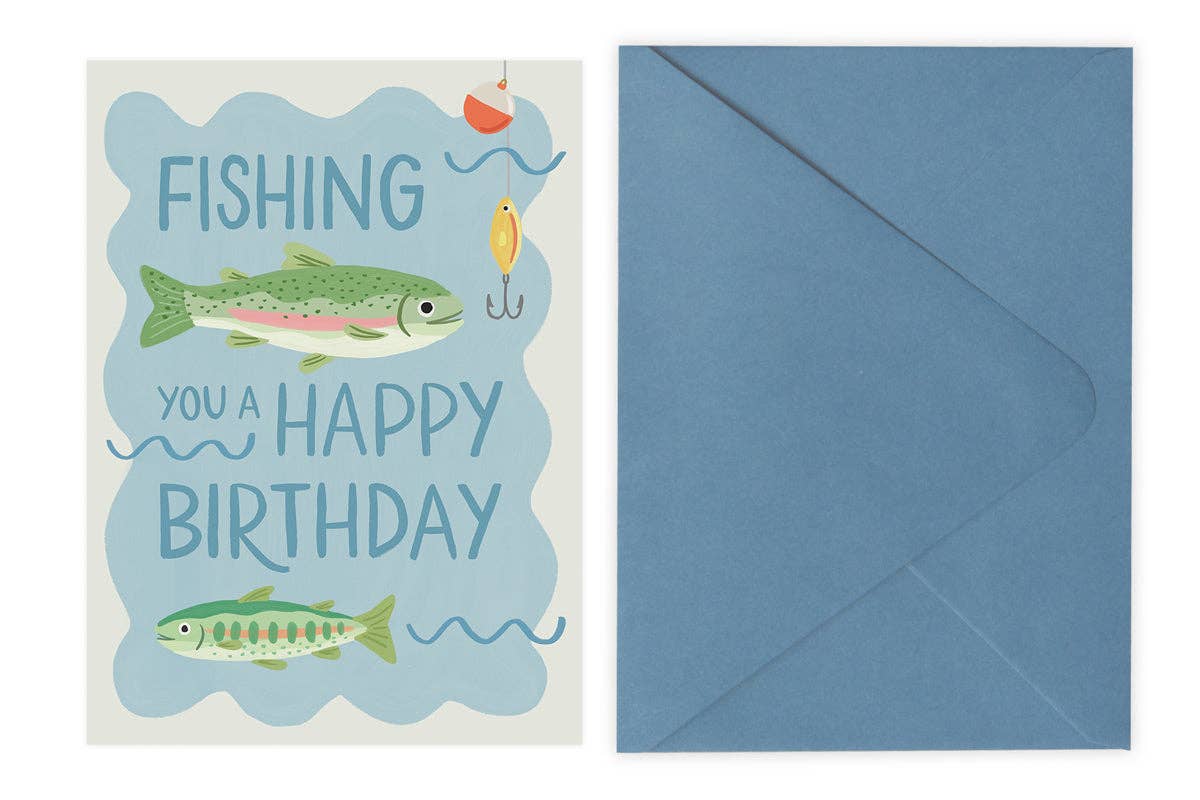 Fishing - Birthday Card