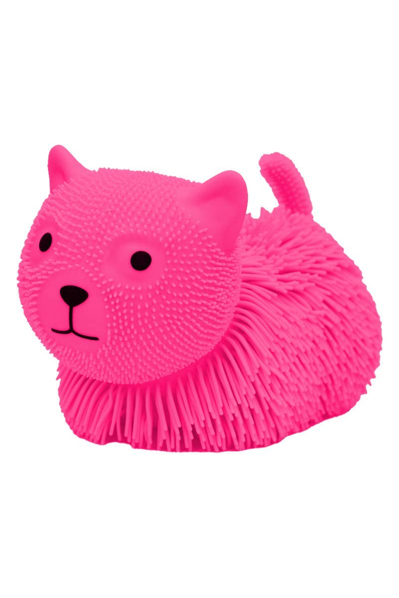 Jumbo Kitty Cat Spiky Puffer Led Squishy