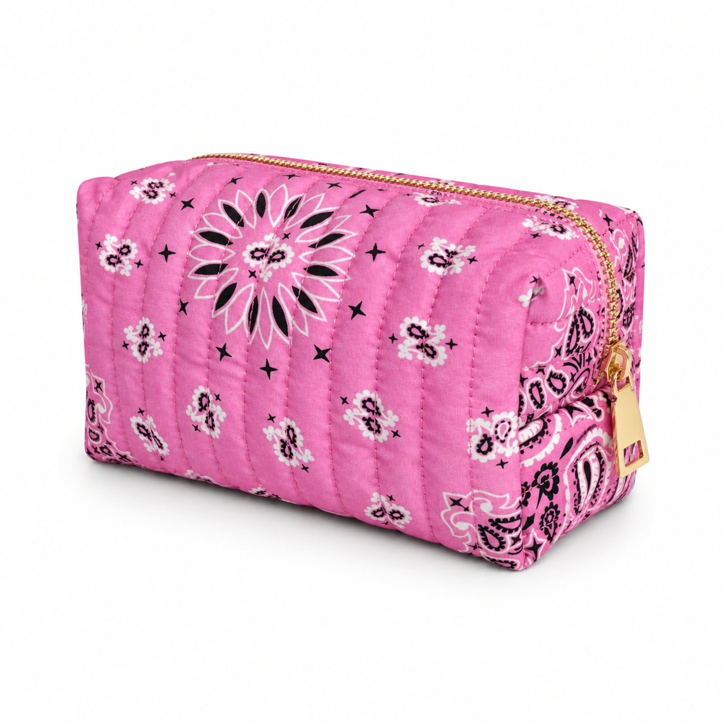 Ellison+Young Bandana Cosmetic Case, Everyday Travel Pouch
