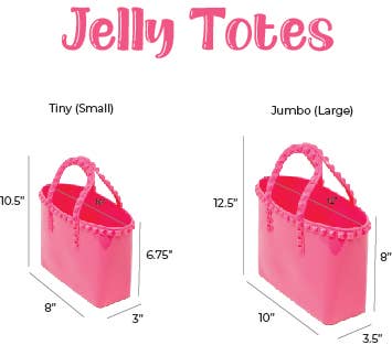 Pink Tiny Jelly Tote Bag