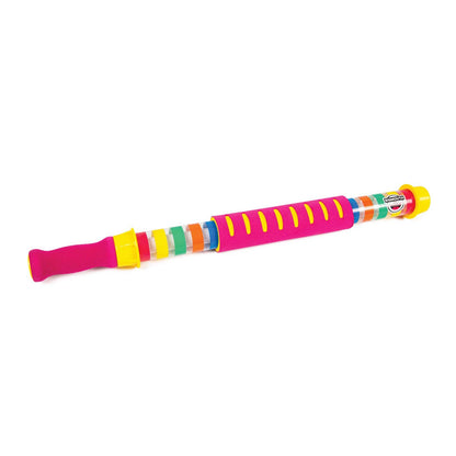 Blue and Magenta Water Cannons