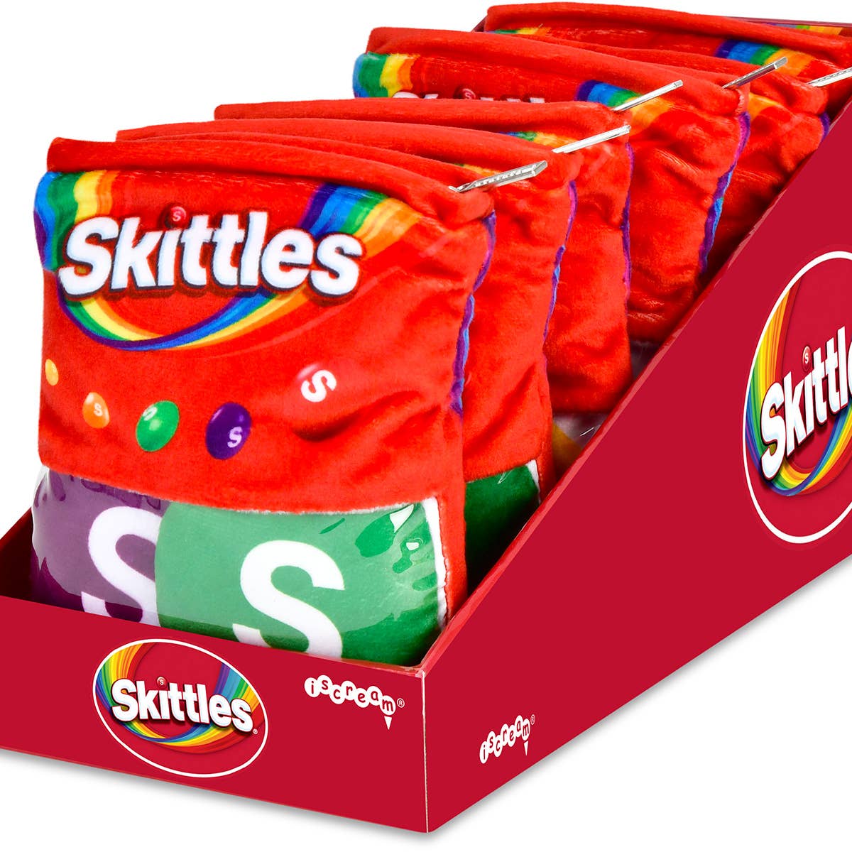 6" Skittles Packaging Plush PDQ - 6 pieces