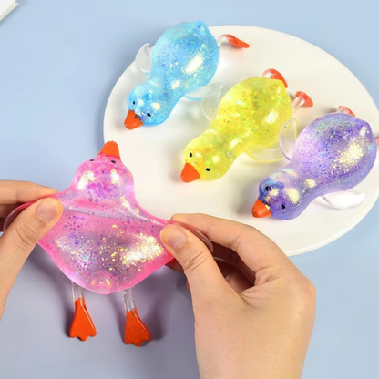 Glitter Sugar Squishy Goose