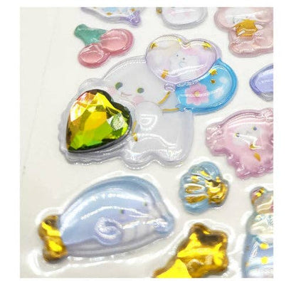 Candy Gem Jelly Deco Sticker – 3D Kawaii Phone Deco Stickers