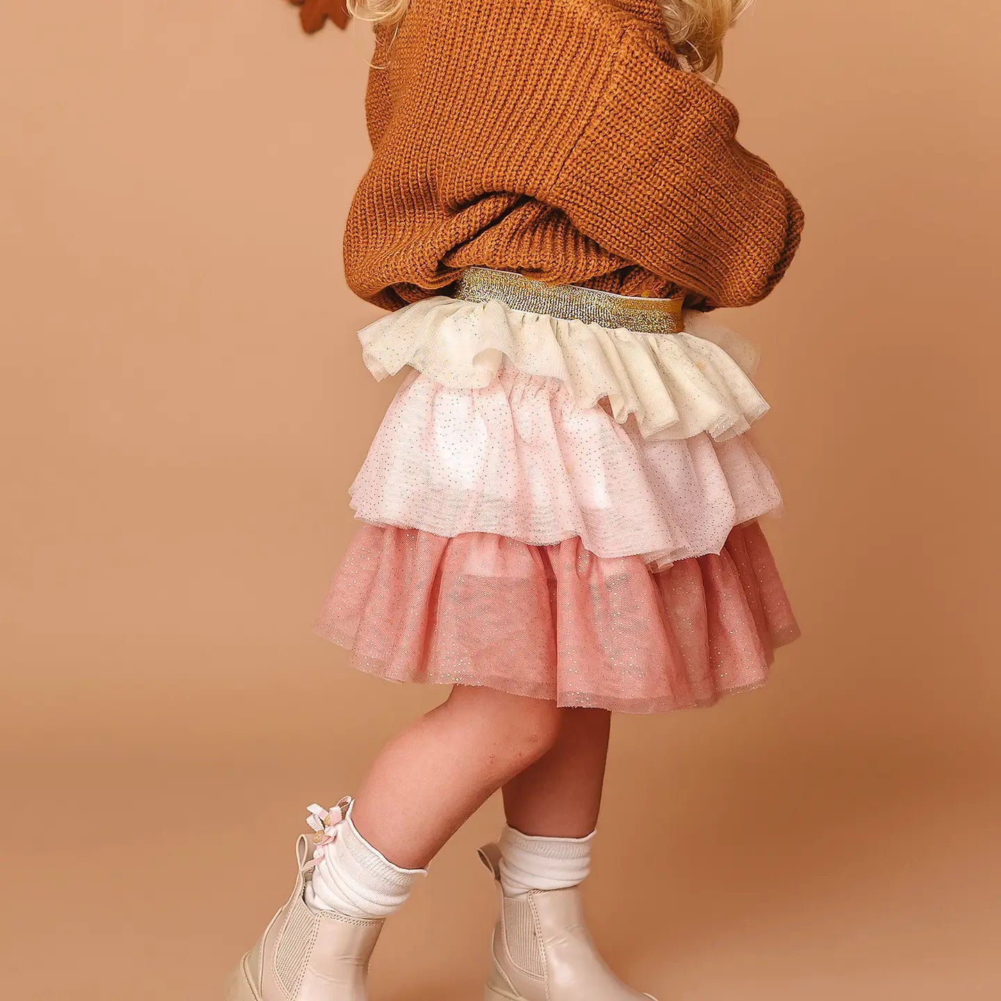 Boho Blush Petal Tutu 2-4