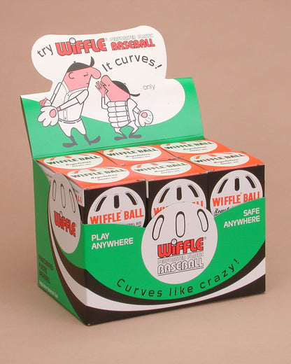 Wiffle Balls 12-Unit Display - standard size classic