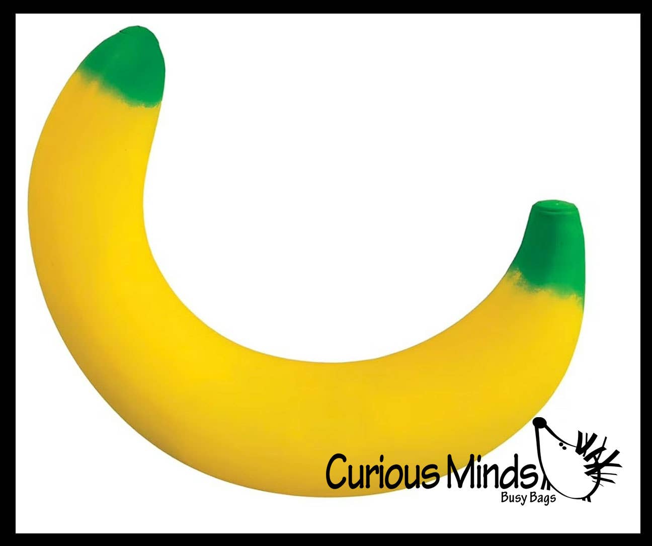 Jumbo Doh Banana Fruit Soft Fluff- Filled Squeeze Squishy