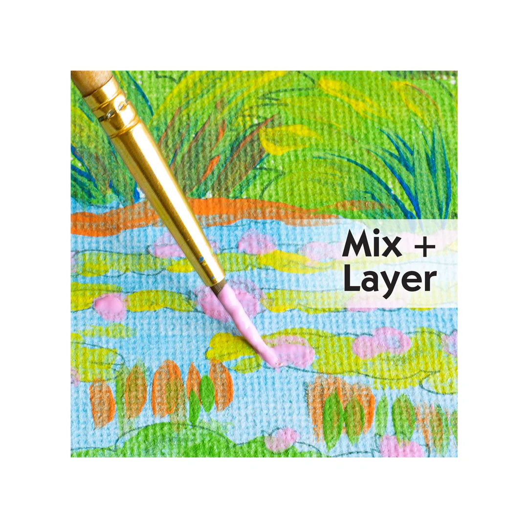 Japanese Footbridge Paint by Numbers