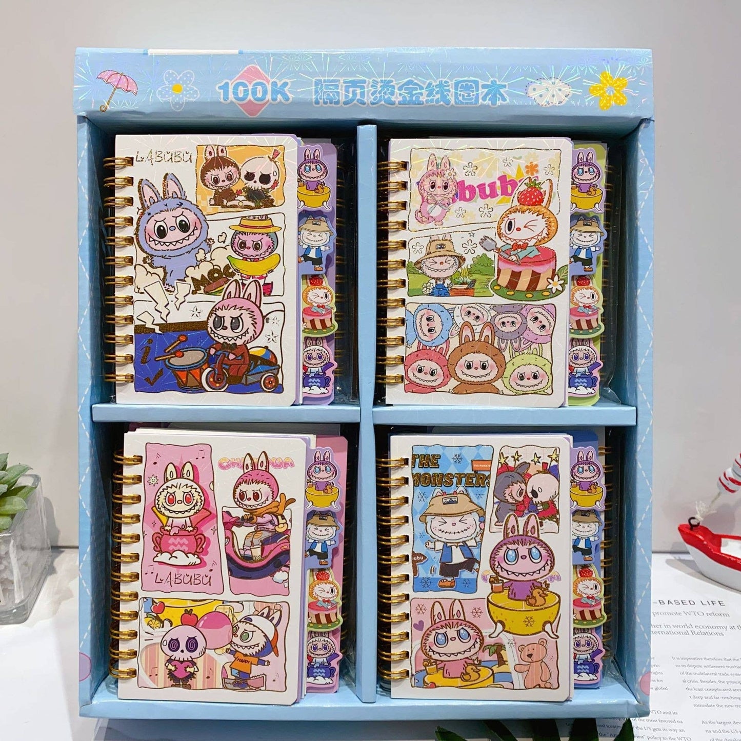Labubu Cartoon Mini Spiral Notebook