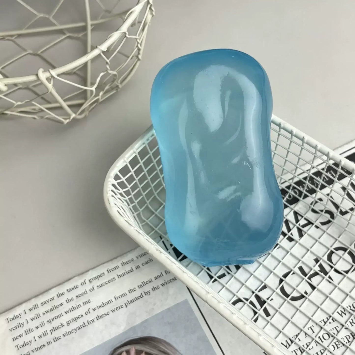 Moldable Transparent Coconut Oil Soap Squishy Stress Relief Toy