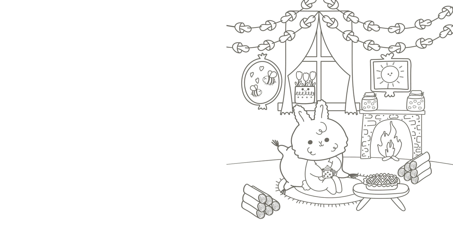 The Super-Cute Cozy Coloring Book
