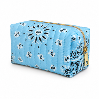 Ellison+Young Bandana Cosmetic Case, Everyday Travel Pouch