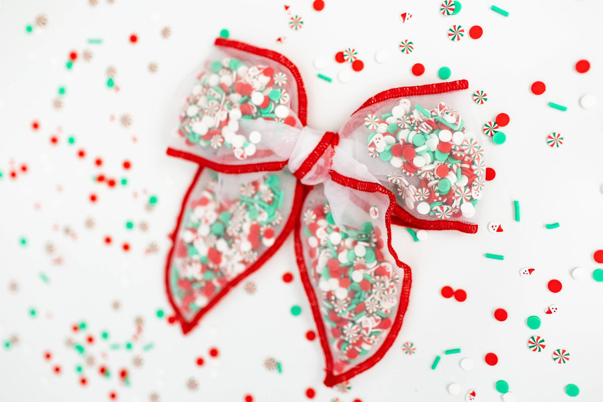 Mesh Shaker Bow - Jingle Bell Jubilee