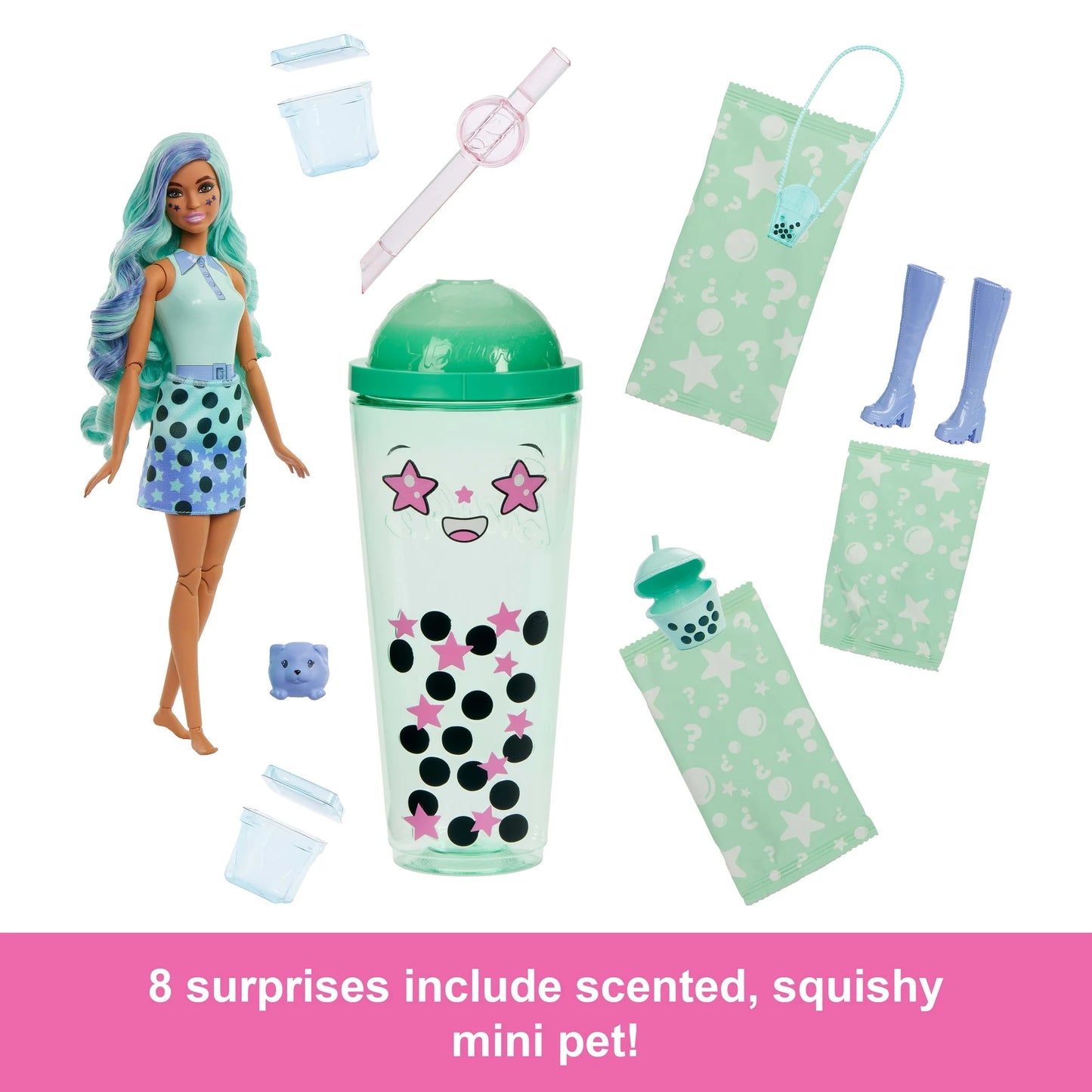 Barbie Pop Reveal Boba Tea Series Fashion Doll & Accessories Set