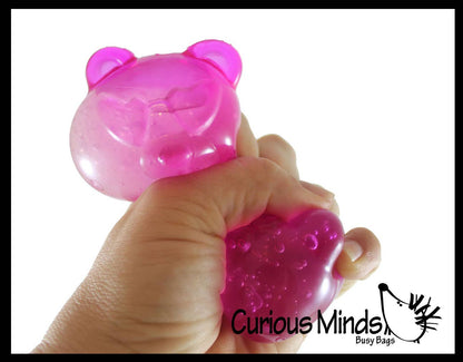 Gummy Bear Jelly Filled Stress Ball - Squishy Sensory Fidget