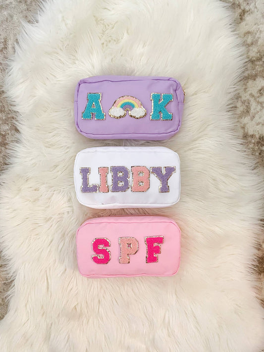 Zipper Pouch Med Lt Pink