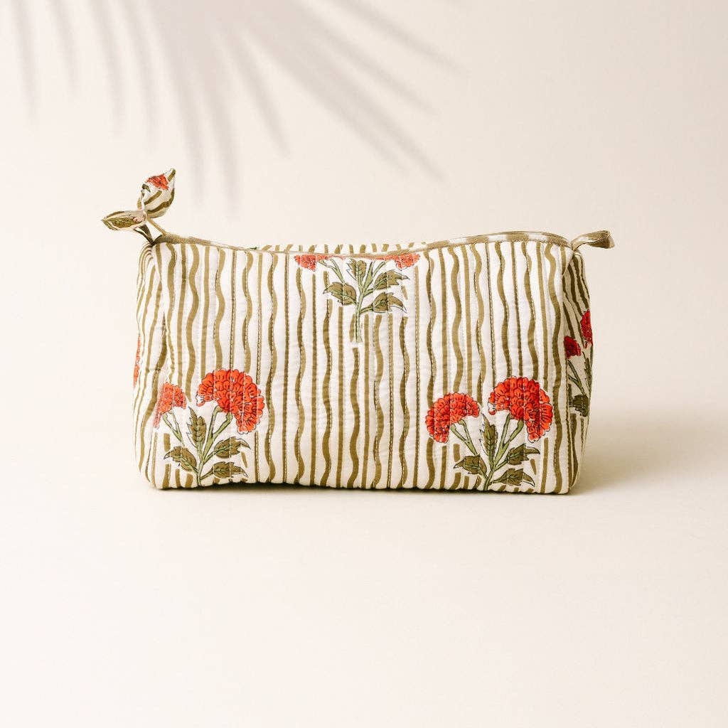 Large Wavy Stripe Pouch