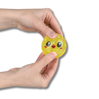 Holiday Easter Squishy Chick Sugar Ball Fidget Kids Toy