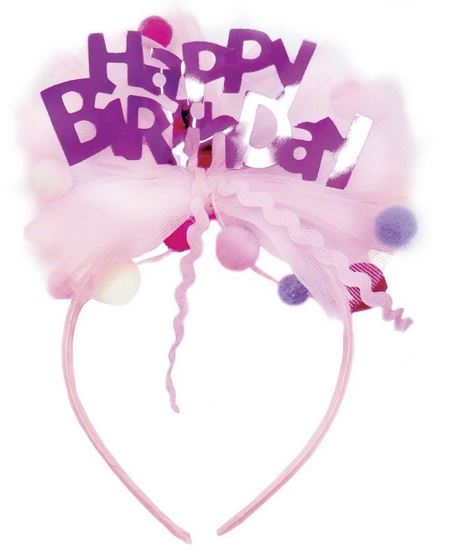Happy Bday Headband
