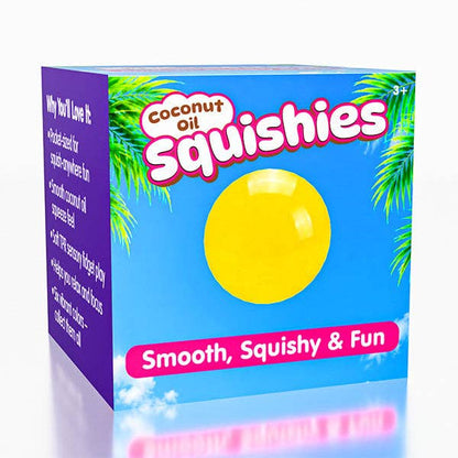 Coconut Oil Squishies® Solid Squish Fidget Stress Ball (1pc) Assorted Colors