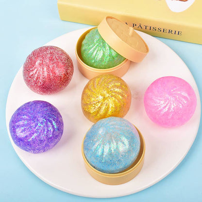 Mystery Squishy Dumpling Bao Bun Fidget Toy blind box