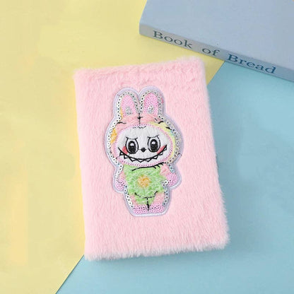 Cartoon Plush Notebook For Back To School